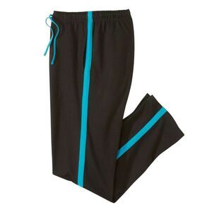 Atlas For Men Mens Elasticated Waist Pants / Black